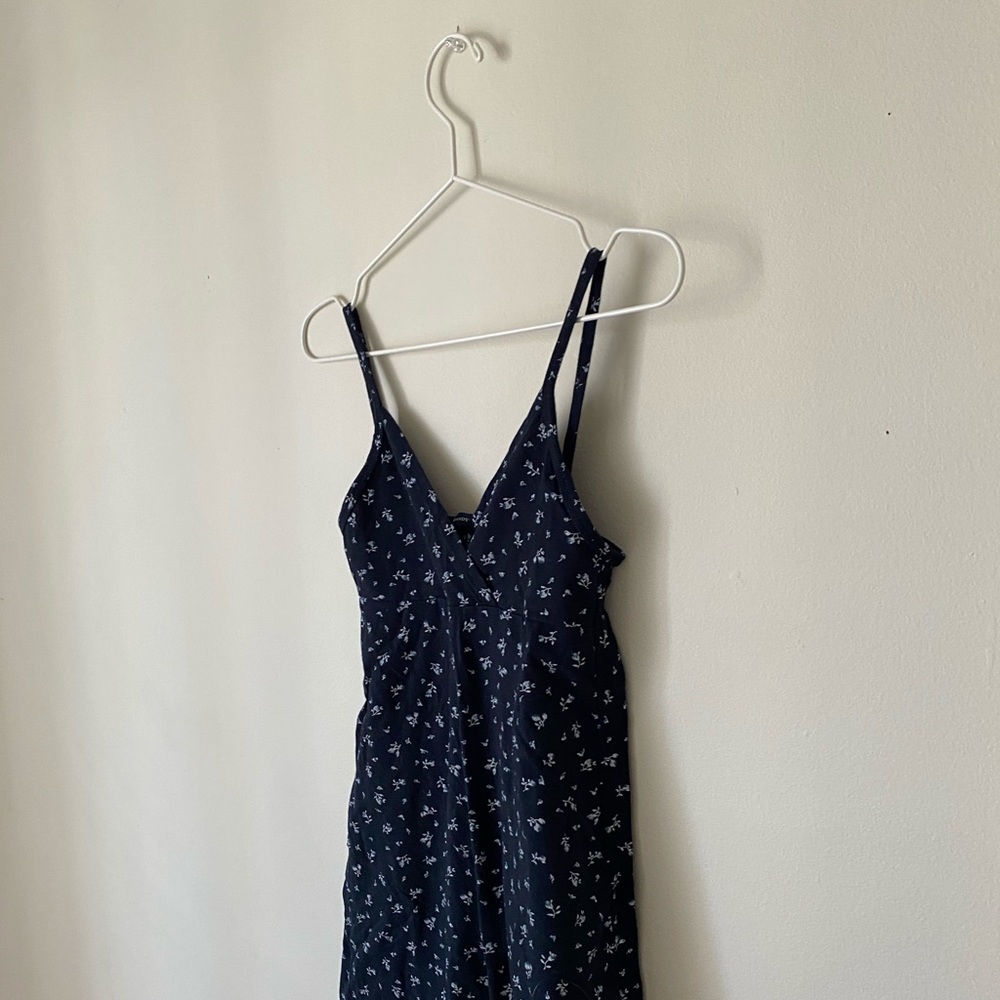 Brandy Melville Black Paisley Dress